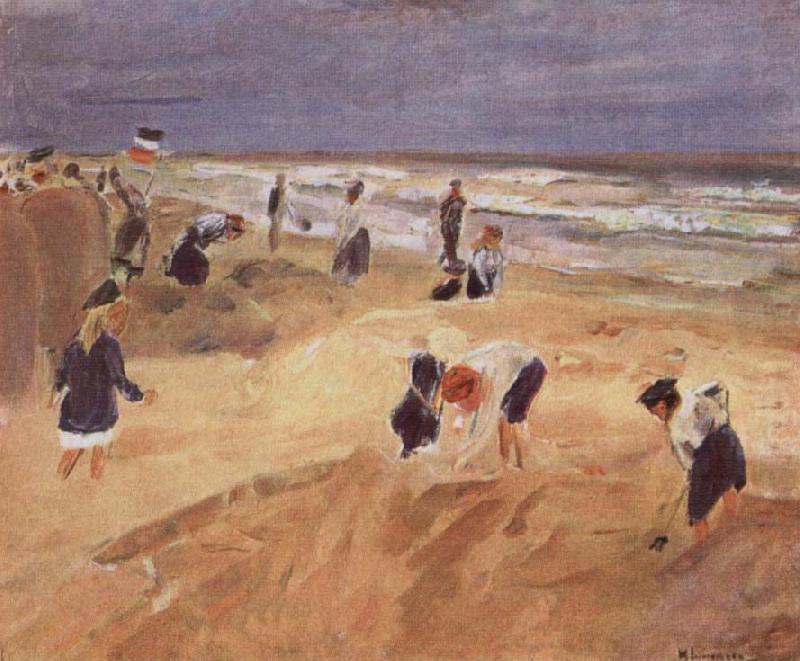 THe Beach at Nordwijk, Max Liebermann